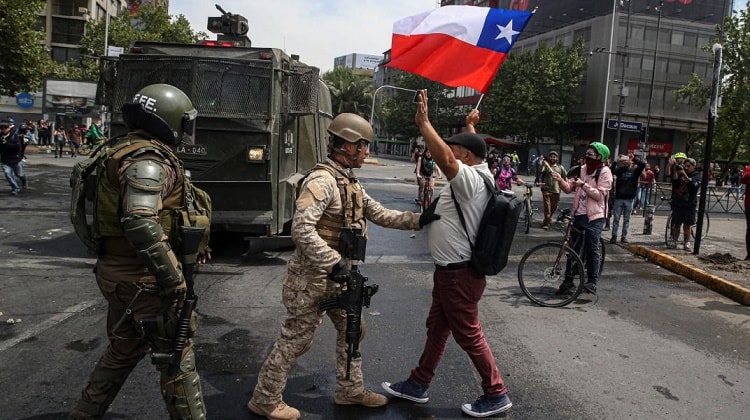Chile Protestas 2019, los derechos humanos