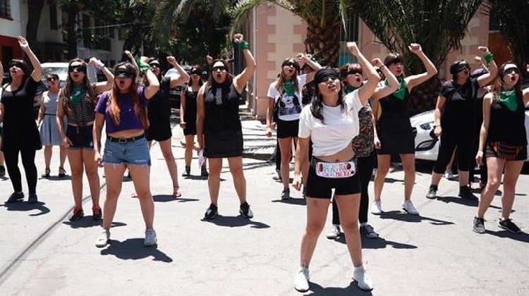 el violador eres tú, protestas mujeres