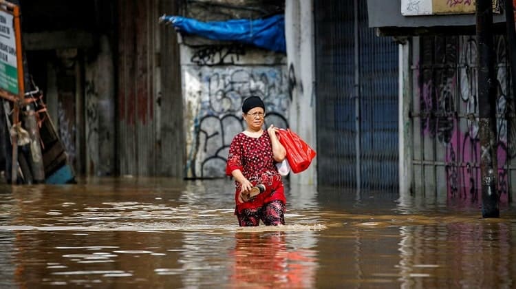 Inundaciones en Indonesia