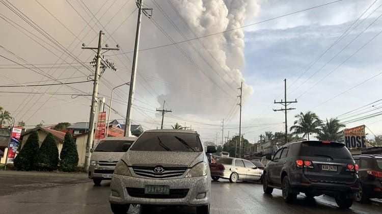 La actividad de volcán Taal