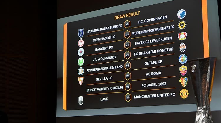 Listas llaves de octavos de final de la Europa League