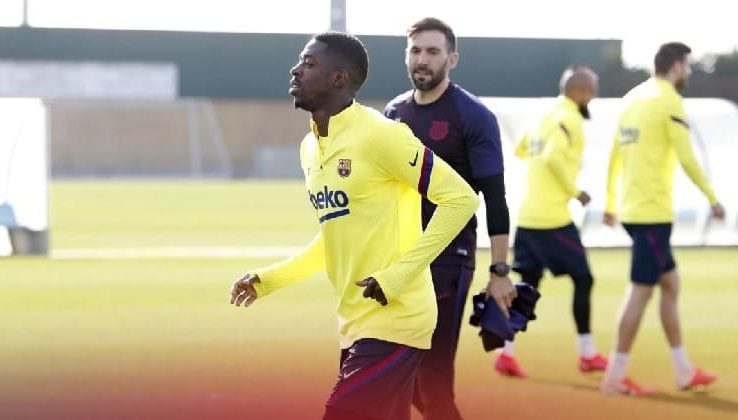 Ousmane Dembélé se reciente de su lesión