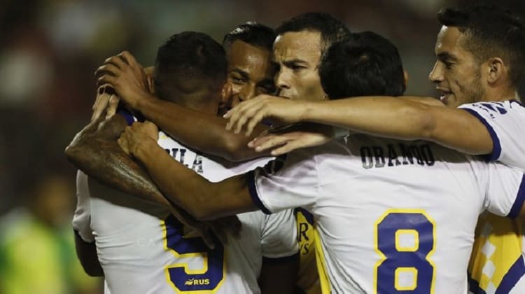 Caracas y Boca Juniors empatan 1-1