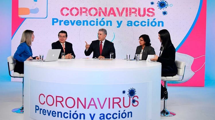 Gobierno Colombiano, Coronavirus prevención y acción