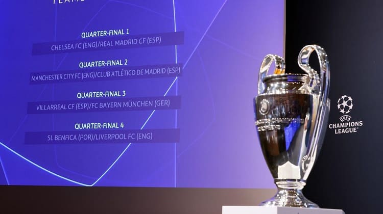 Listas las llaves de los cuartos de final de la Liga de Campeones