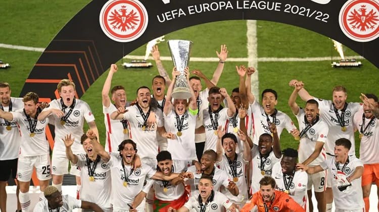 Eintracht Frankfurt, se coronó campeón de la Europa League