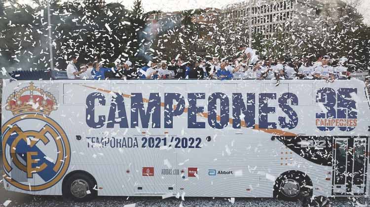 Real Madrid se coronó campeón de la Liga española