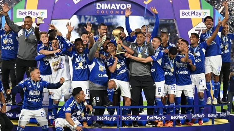 Millonarios, campeón del fútbol colombiano